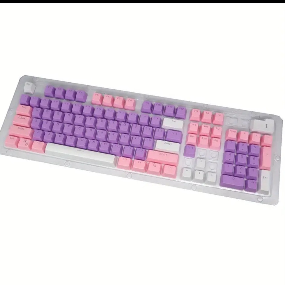 🆕 Purple-Pink Keycap Set